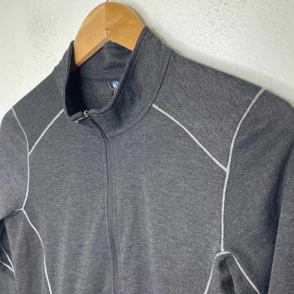 Kuhl Women's Akkomplice Zip Neck Shirt Style #4256 Size XS Base‎ Layer Charcoal - Picture 3 of 8